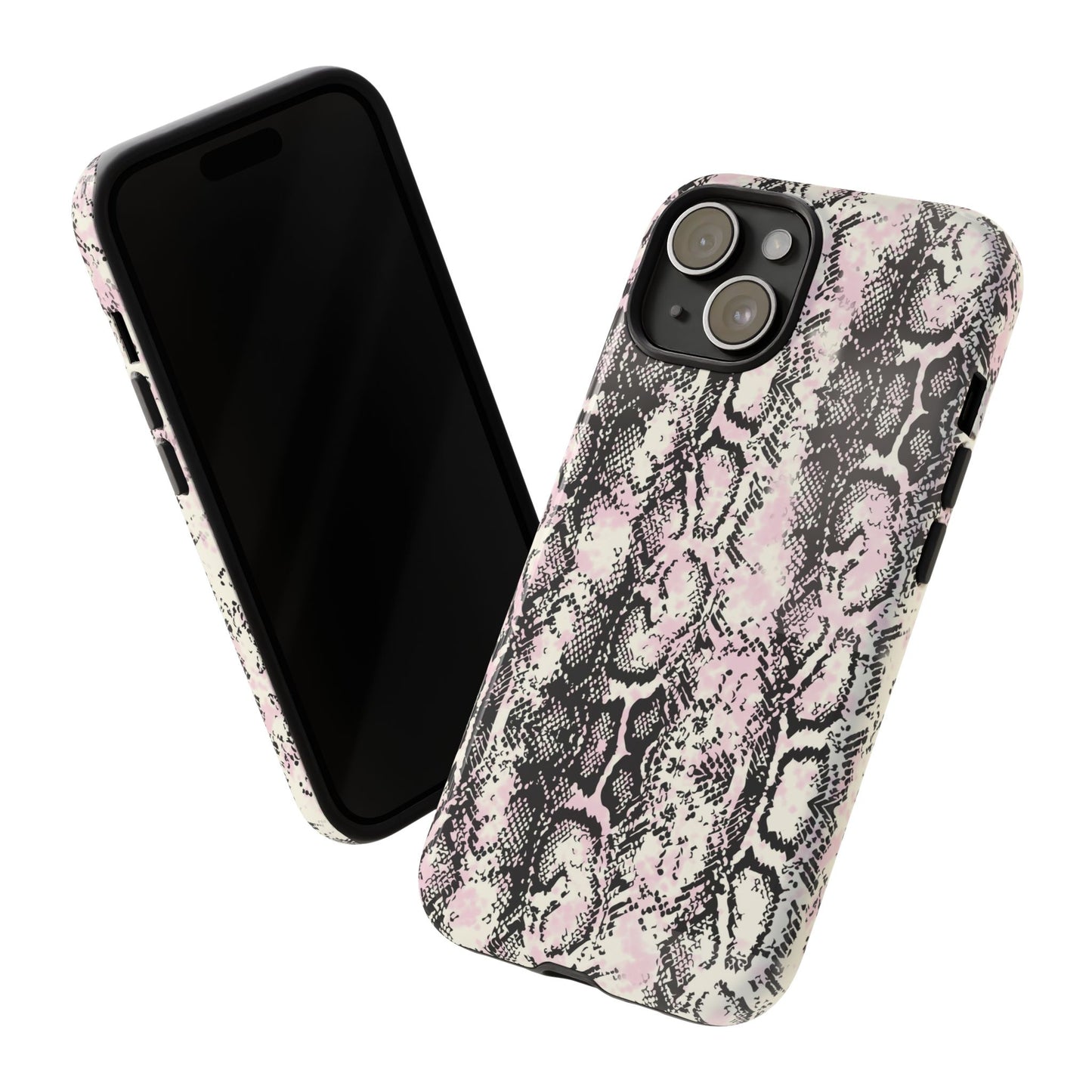 Stylish Snake Print Phone Case - Tough Protection for Trendsetters