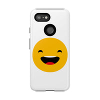 Happy Face Tough Phone Case - Durable Protection with Smile Design