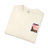 California Surf Graphic Tee - Unisex Garment-Dyed T-Shirt for Beach Lovers, Summer Vibes, Gift for Surfers, Casual Wear,