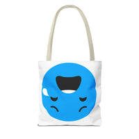 Emotional Expression Tote Bag - Cute Sad Face Design