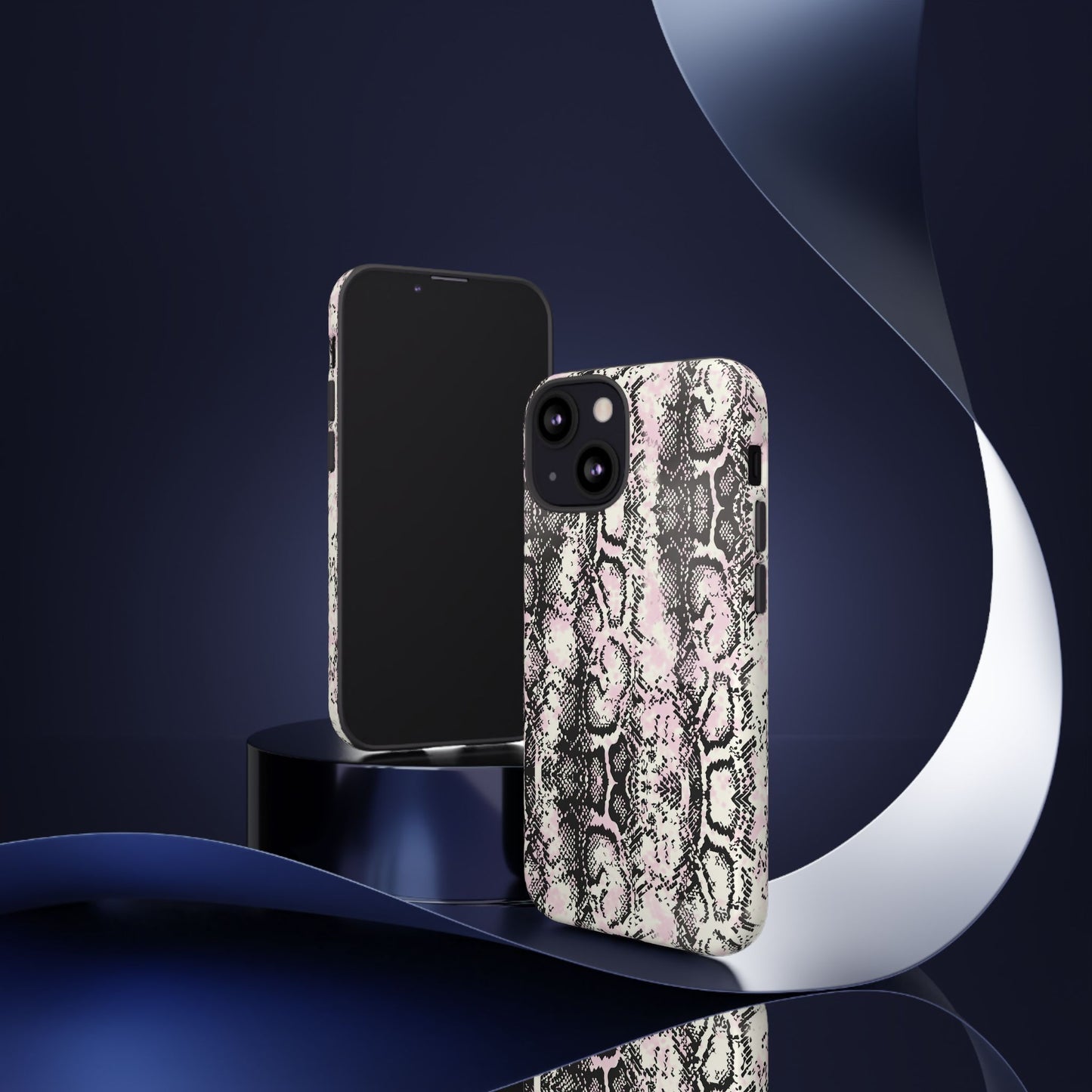 Stylish Snake Print Phone Case - Tough Protection for Trendsetters