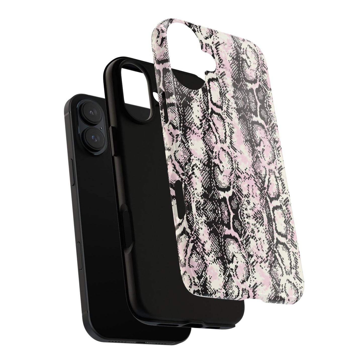 Stylish Snake Print Phone Case – Trendy Design, Tough Protection  Make a bold fashion statement while keeping your phone safe with this sleek and durable snake print case.