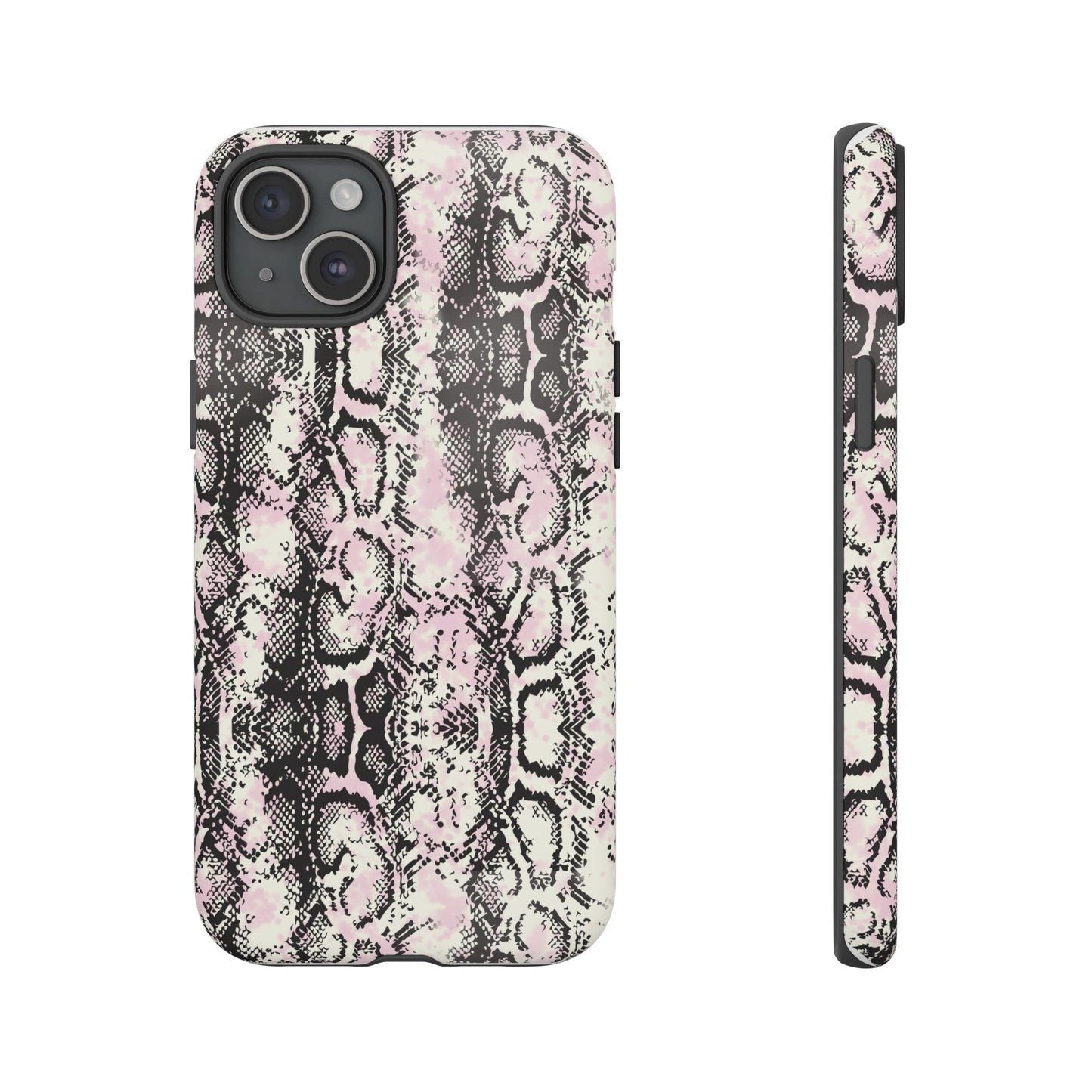 Stylish Snake Print Phone Case – Trendy Design, Tough Protection  Make a bold fashion statement while keeping your phone safe with this sleek and durable snake print case.