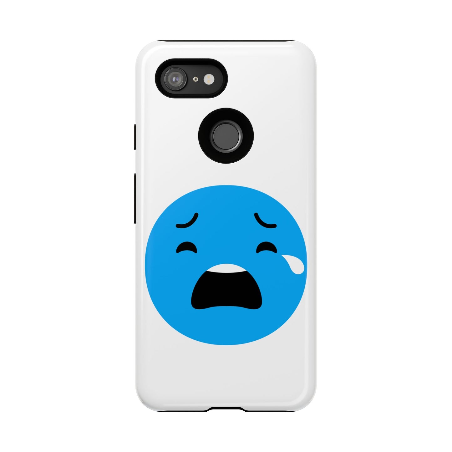 Funny Sad Face Phone Case - Tough and Stylish