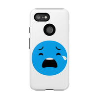 Funny Sad Face Phone Case - Tough and Stylish