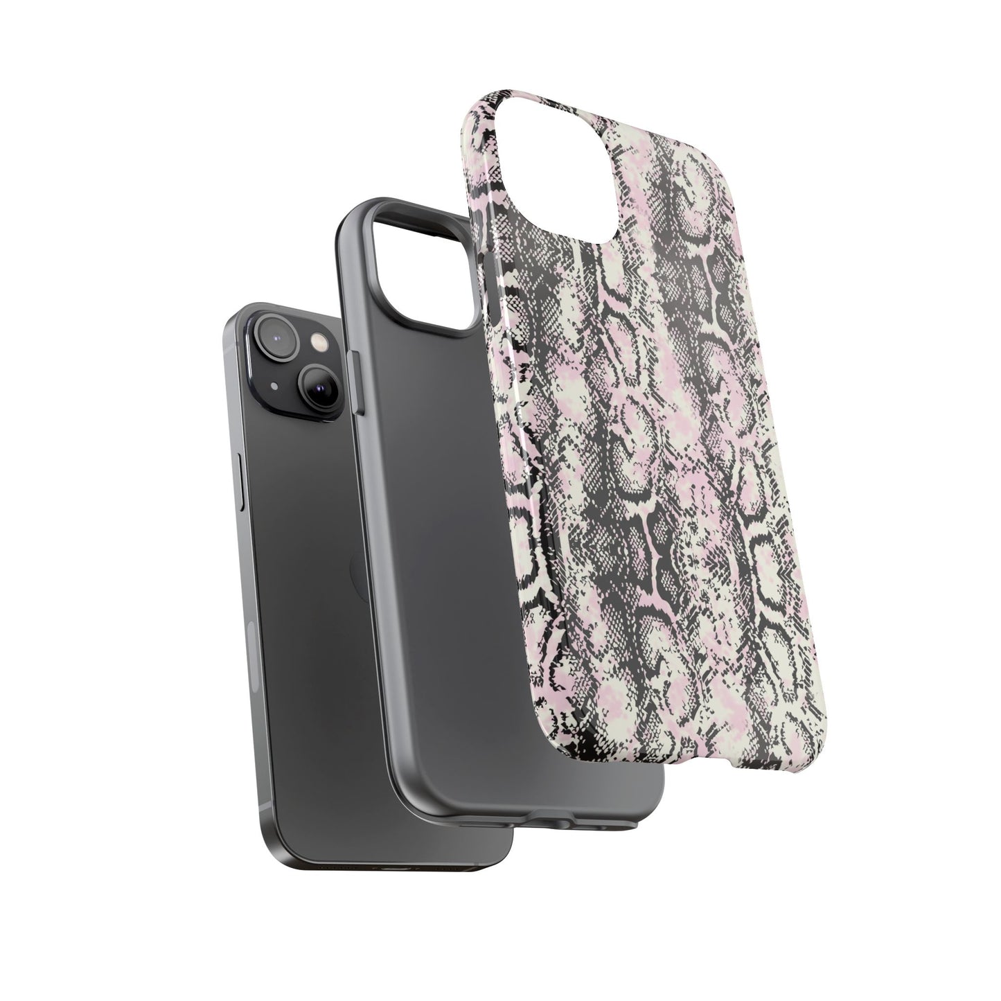 Stylish Snake Print Phone Case – Trendy Design, Tough Protection  Make a bold fashion statement while keeping your phone safe with this sleek and durable snake print case.