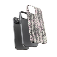 Stylish Snake Print Phone Case – Trendy Design, Tough Protection  Make a bold fashion statement while keeping your phone safe with this sleek and durable snake print case.