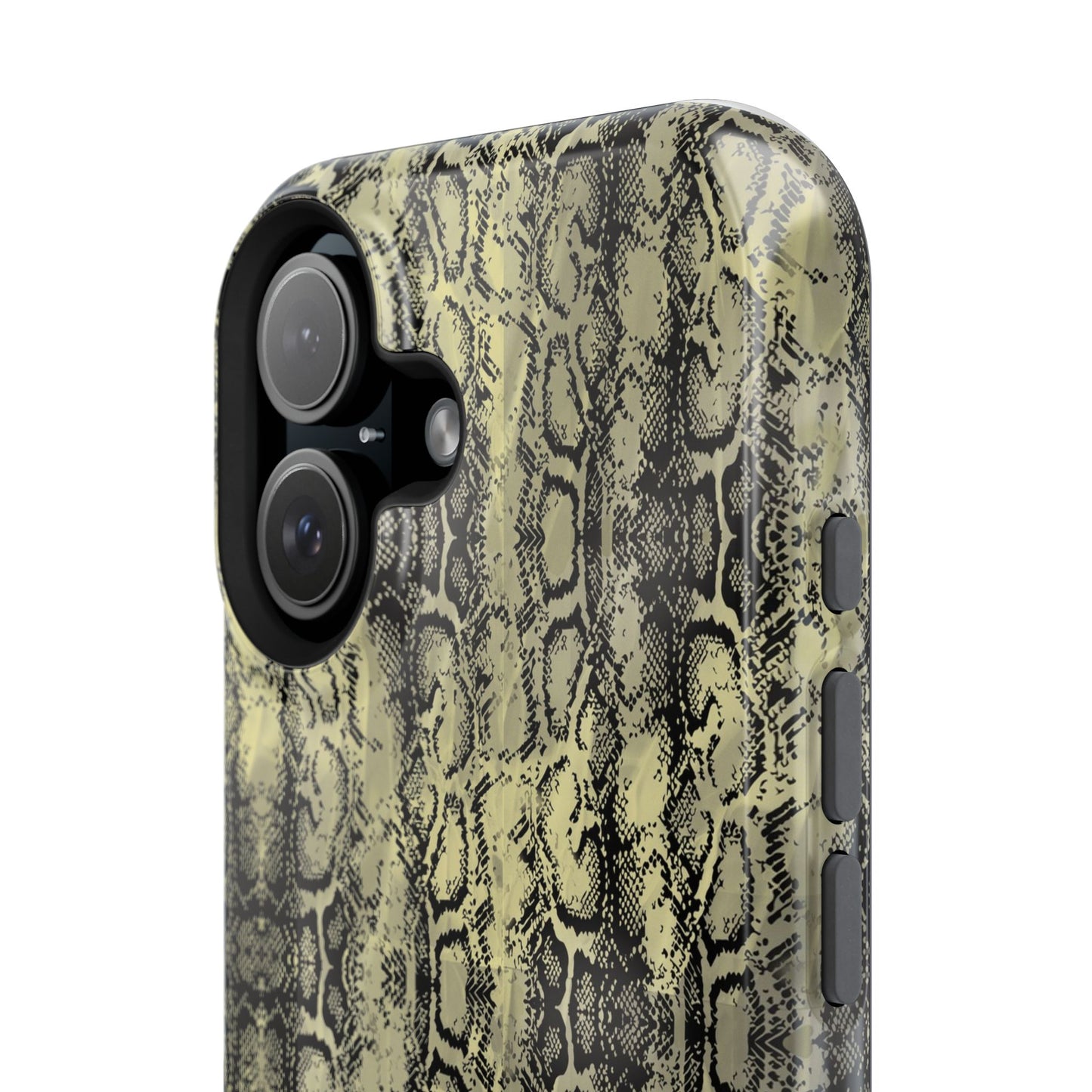 Stylish Snake Skin Magnetic Tough Case - Durable Protection for Your Phone