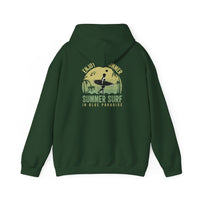 Summer Surf Vibes Hoodie – Unisex Heavy Blend™ Sweatshirt for Beach Lovers, Perfect Gift for Surfing, Casual Wear, Summer
