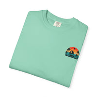 Sunset Sail Unisex Garment-Dyed T-Shirt | Beach Vibes Tee