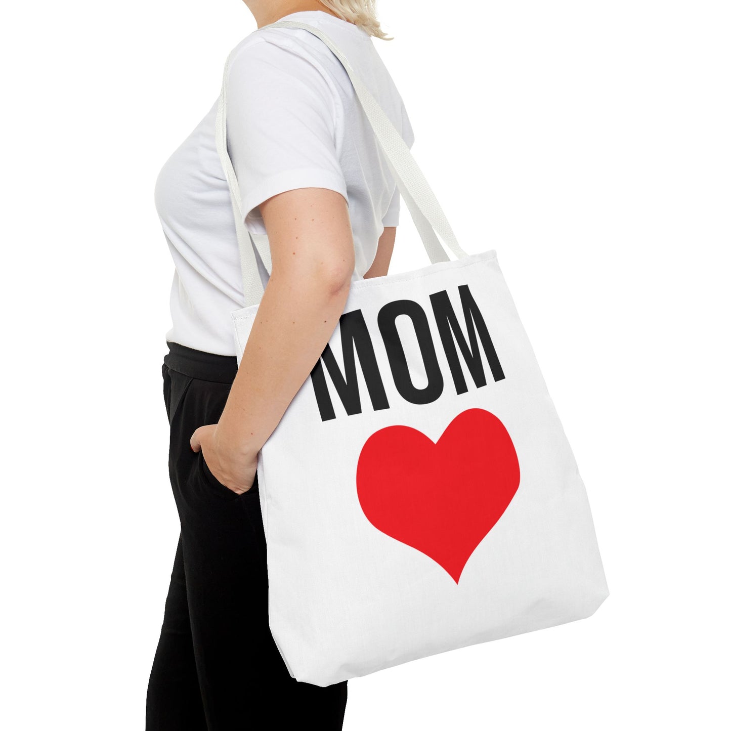 Mom Love Tote Bag | Perfect for Mother's Day, Birthday Gift, Grocery Shopping, Personalized Gift, Eco-Friendly