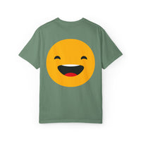 Smiley Face Unisex Garment-Dyed T-Shirt - Fun and Comfortable Casual Wear