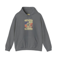 God Created Beer Hoodie, Marine Sweatshirt - Funny Drinking Gift, Unisex Pullover, Alcohol Lover, Birthday Present, Cool