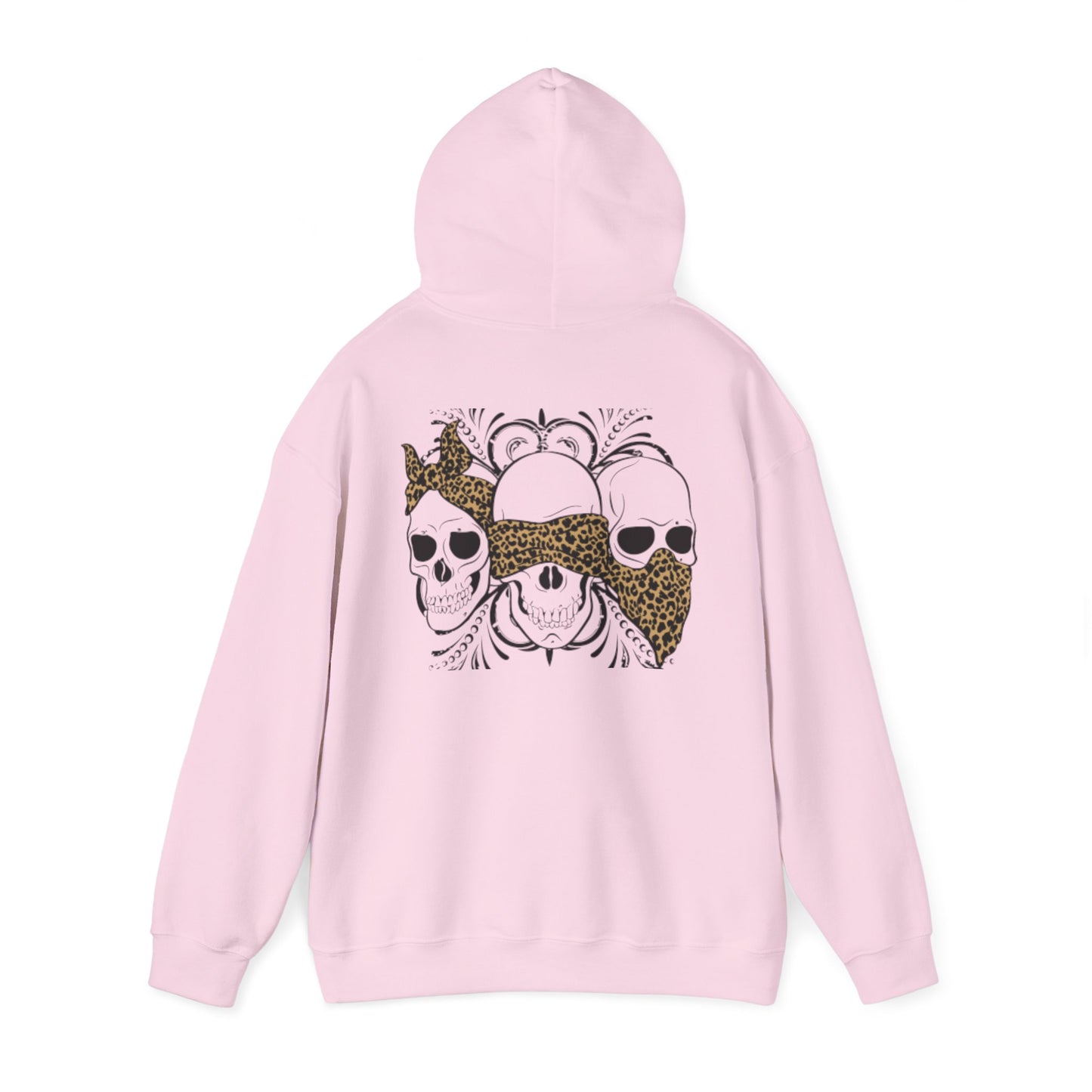 Skull Print Hoodie - Unisex Sweatshirt