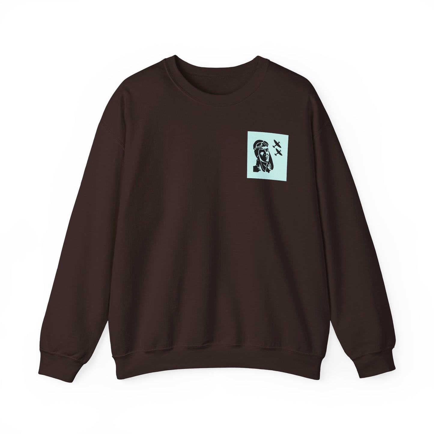 Vintage Aviator Crewneck Sweatshirt - Unisex Heavy Blend
