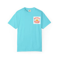 Beach Bound Unisex Garment-Dyed T-Shirt, Summer Vibes, Casual Wear, Beach Trip, Vacation Shirt, Outdoor Activities