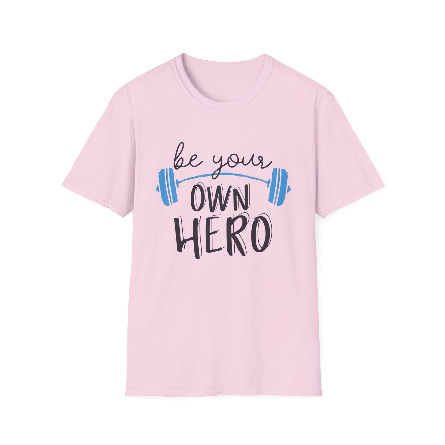 Motivational Unisex T-Shirt - "Be Your Own Hero" - Casual Gift, Positive Vibes, Everyday Wear, Friendly Apparel