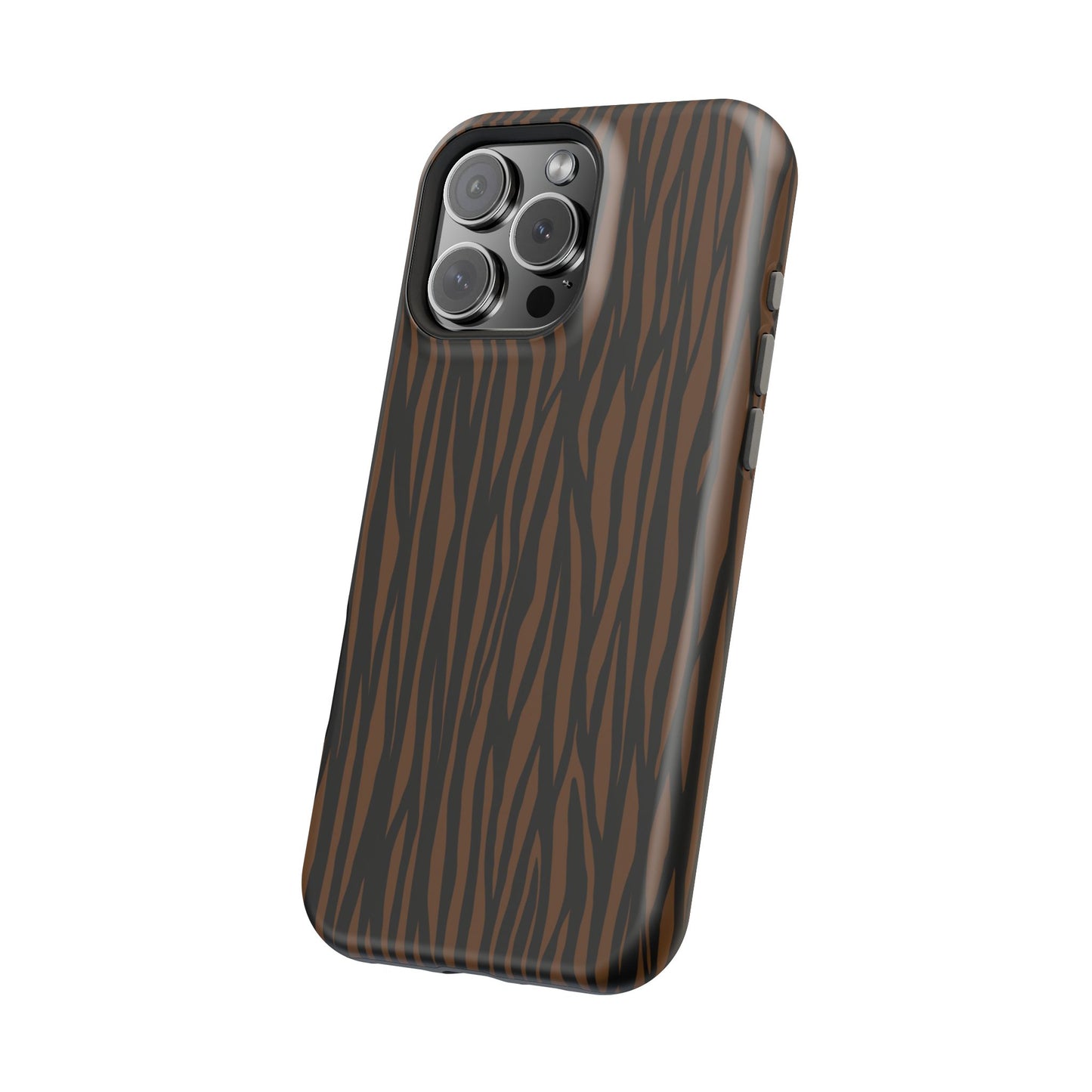 Stylish Magnetic Tough Phone Case - Bold Striped Design