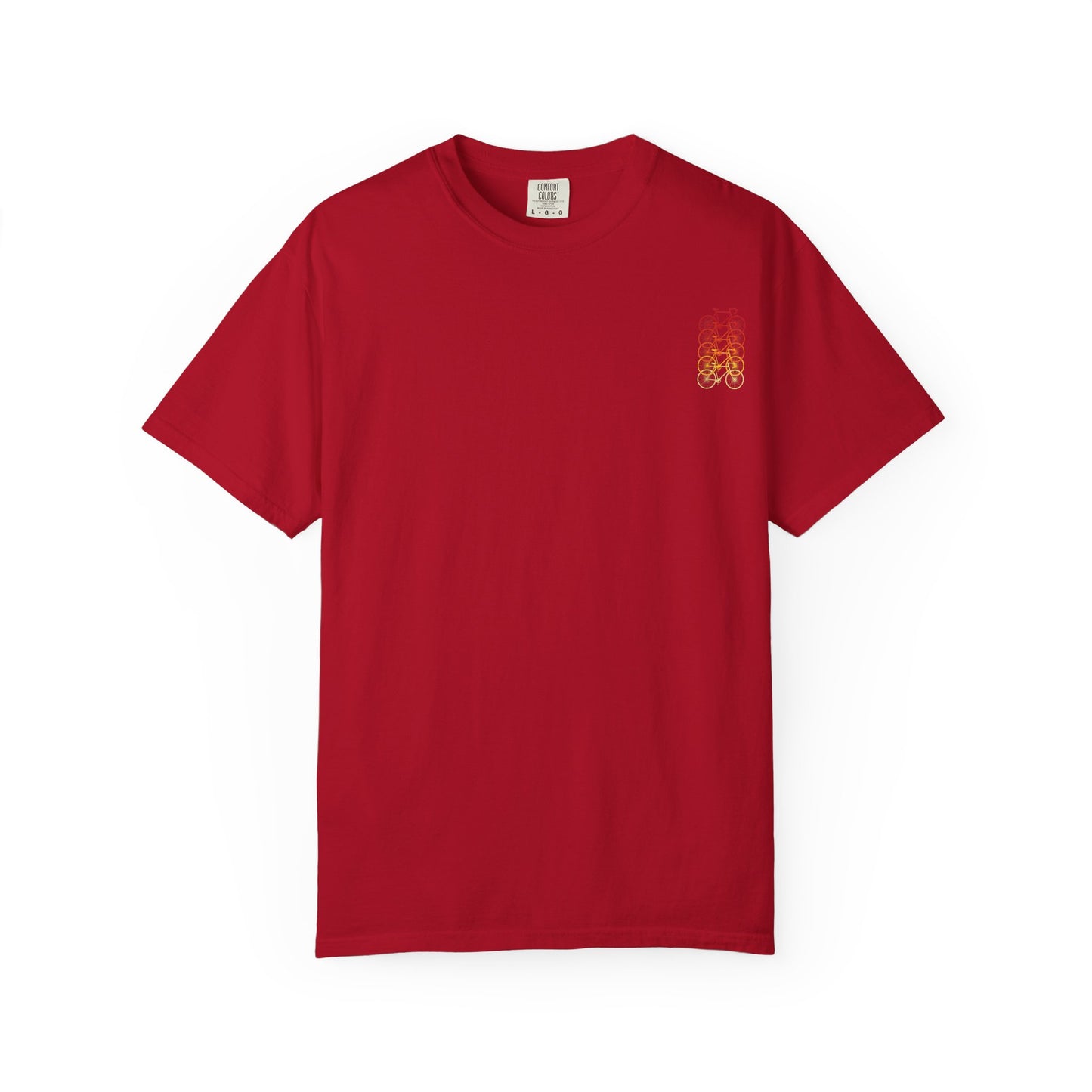 Gradient Bicycle Unisex T-Shirt - Perfect for Cycling Enthusiasts