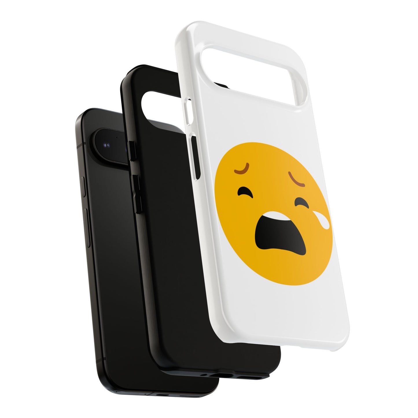 Emotional Tough Case – Sad Emoji Phone Case for Supportive Gifts