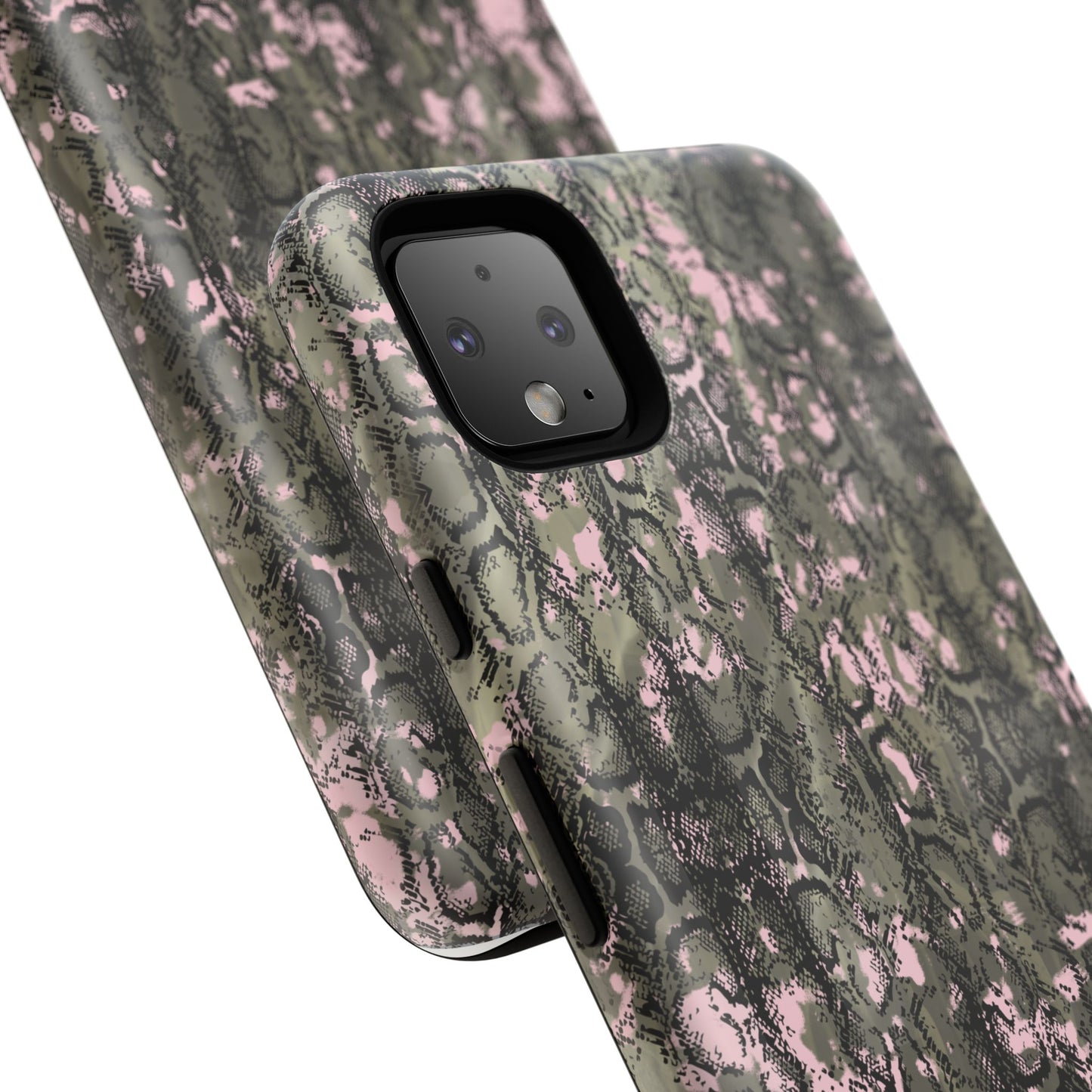 Camo Snake Pattern Phone Case – Rugged Protection Meets Bold Style  Turn heads while protecting your phone with this fierce camo snake pattern case—where urban edge meets outdoor grit.