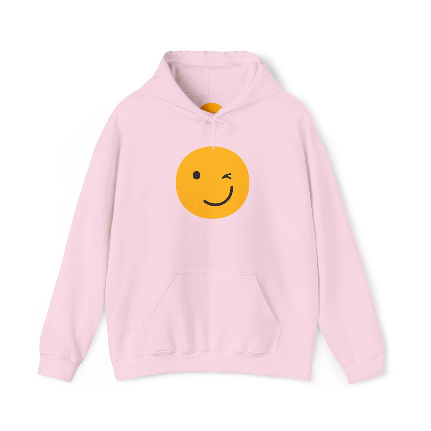 Smiley Face Unisex Hooded Sweatshirt - Fun and Cozy