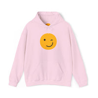 Smiley Face Unisex Hooded Sweatshirt - Fun and Cozy