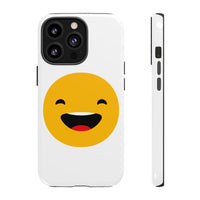 Happy Face Tough Phone Case - Durable Protection with Smile Design