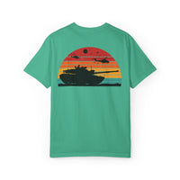 Vintage Sunset Tank Top - Military Inspired Unisex T-Shirt