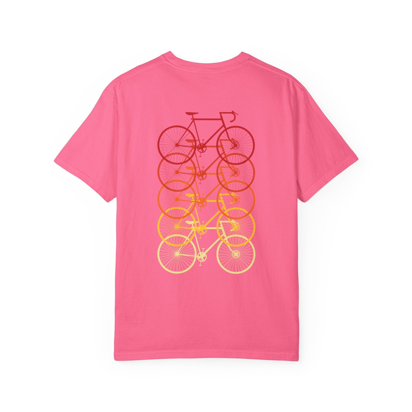 Gradient Bicycle Unisex T-Shirt - Perfect for Cycling Enthusiasts