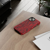 Bold Zebra Print Phone Case - Tough Protection for Trendsetters