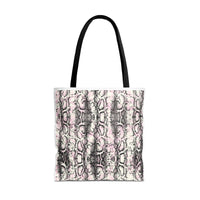 Elegant Python Print Tote Bag - Stylish and Trendy Carryall for Everyday Use