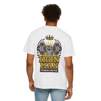 Unisex Iron Man Fitness Center T-Shirt - Motivational Workout Tee