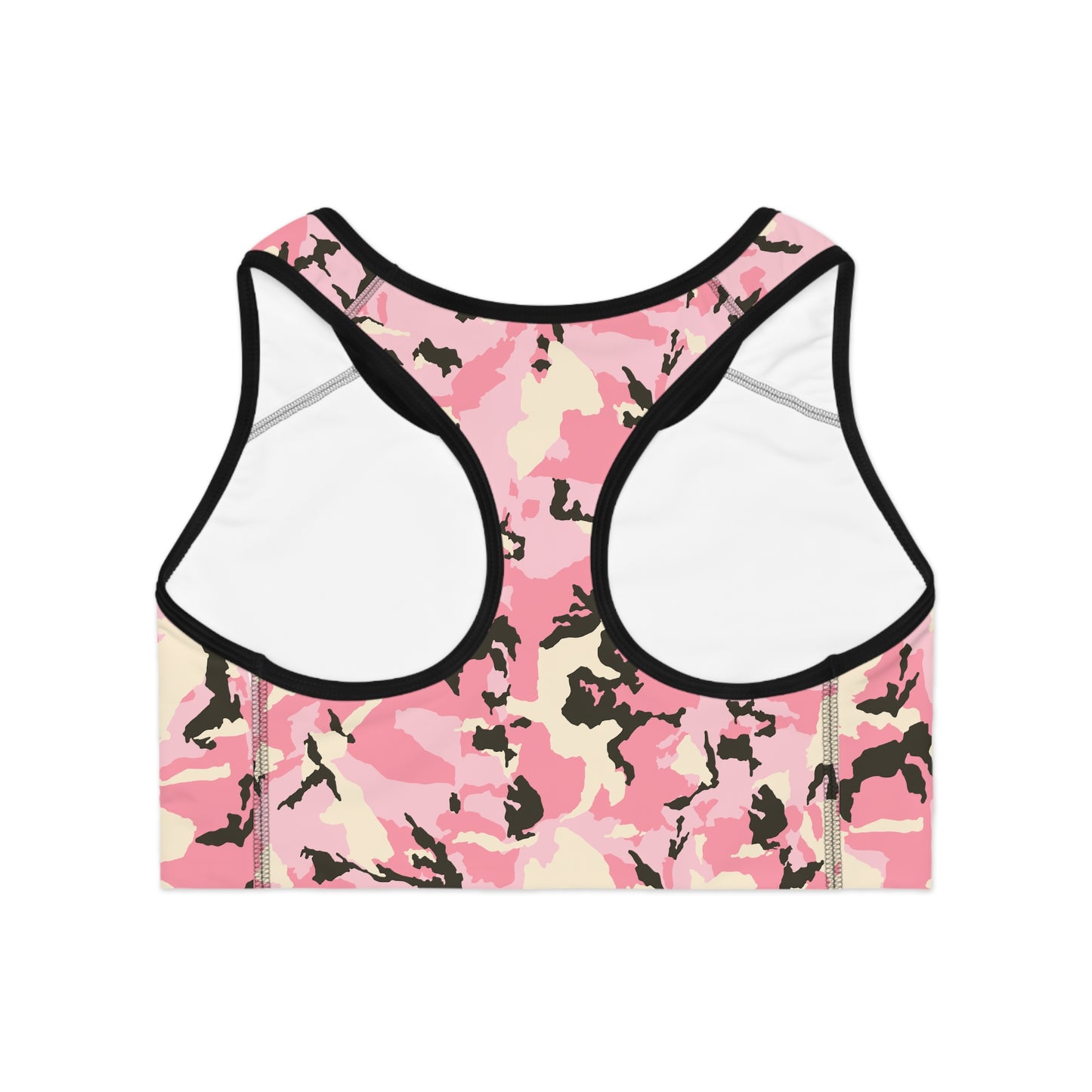 Pink Camo Sports Bra - Stylish Activewear for Fitness Lovers