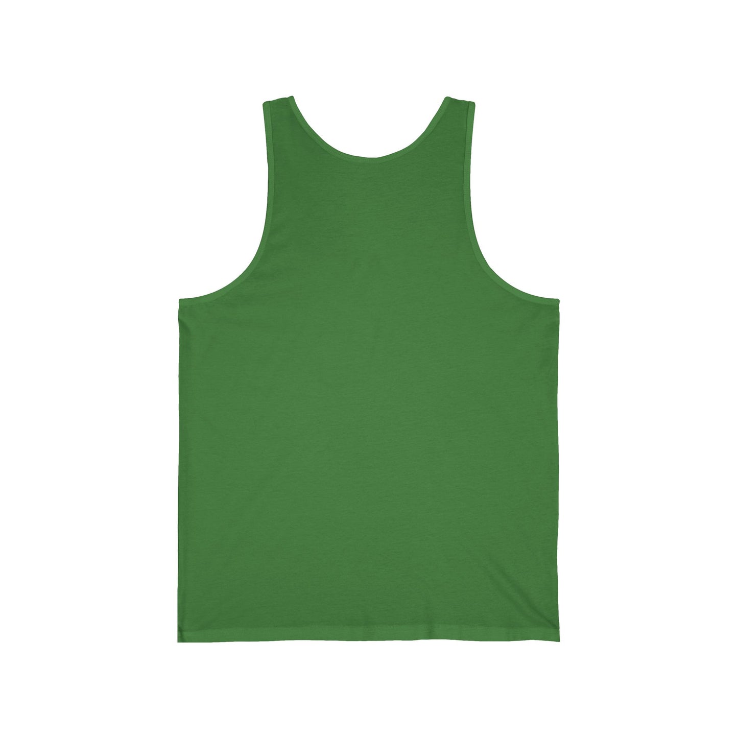 Unisex Jersey Tank - Howling Dog & Birds Design
