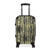 Stylish Snake Print Suitcase – Trendy Luggage for Fashion-Forward Travelers