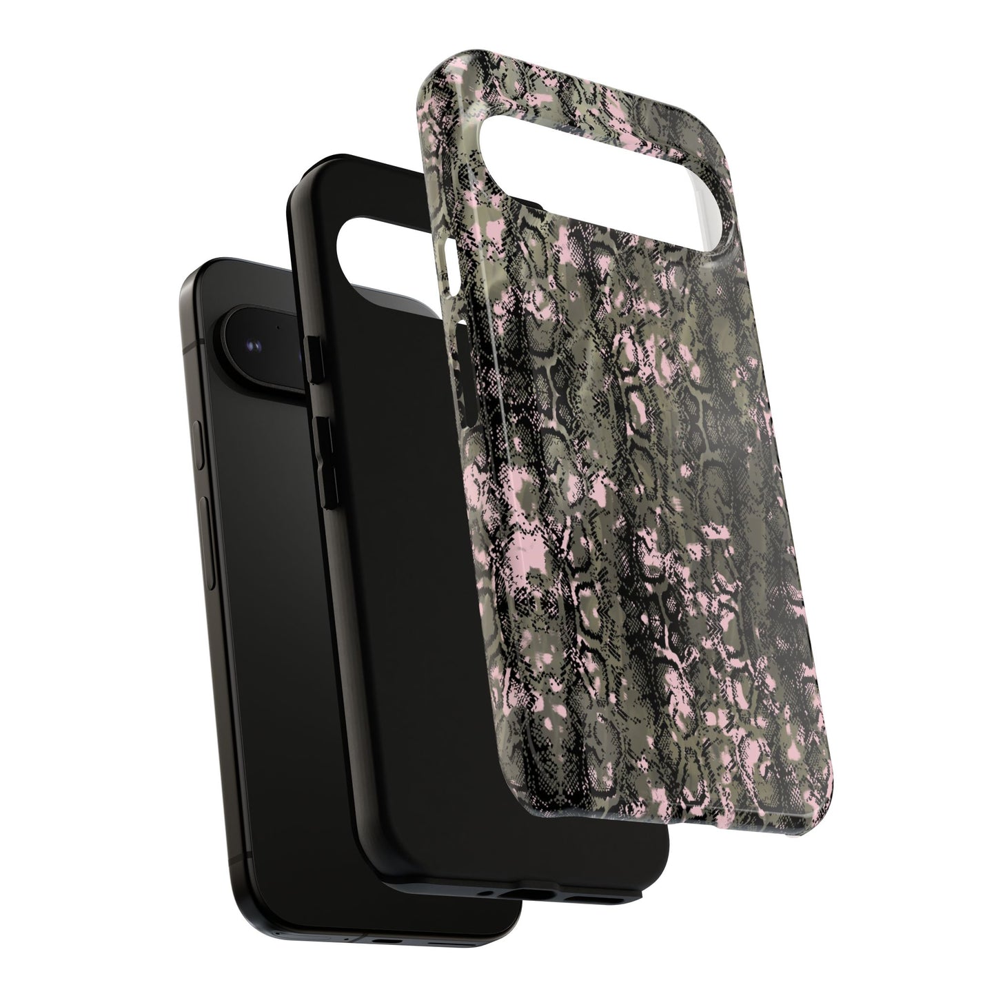 Stylish Snake Print Phone Case for Tough Protection