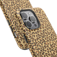 Leopard Print Magnetic Tough Case for iPhone – Bold Style, Rugged Protection  Make a fierce statement while keeping your iPhone safe with this stylish and durable magnetic tough case featuring a trendy leopard print design.