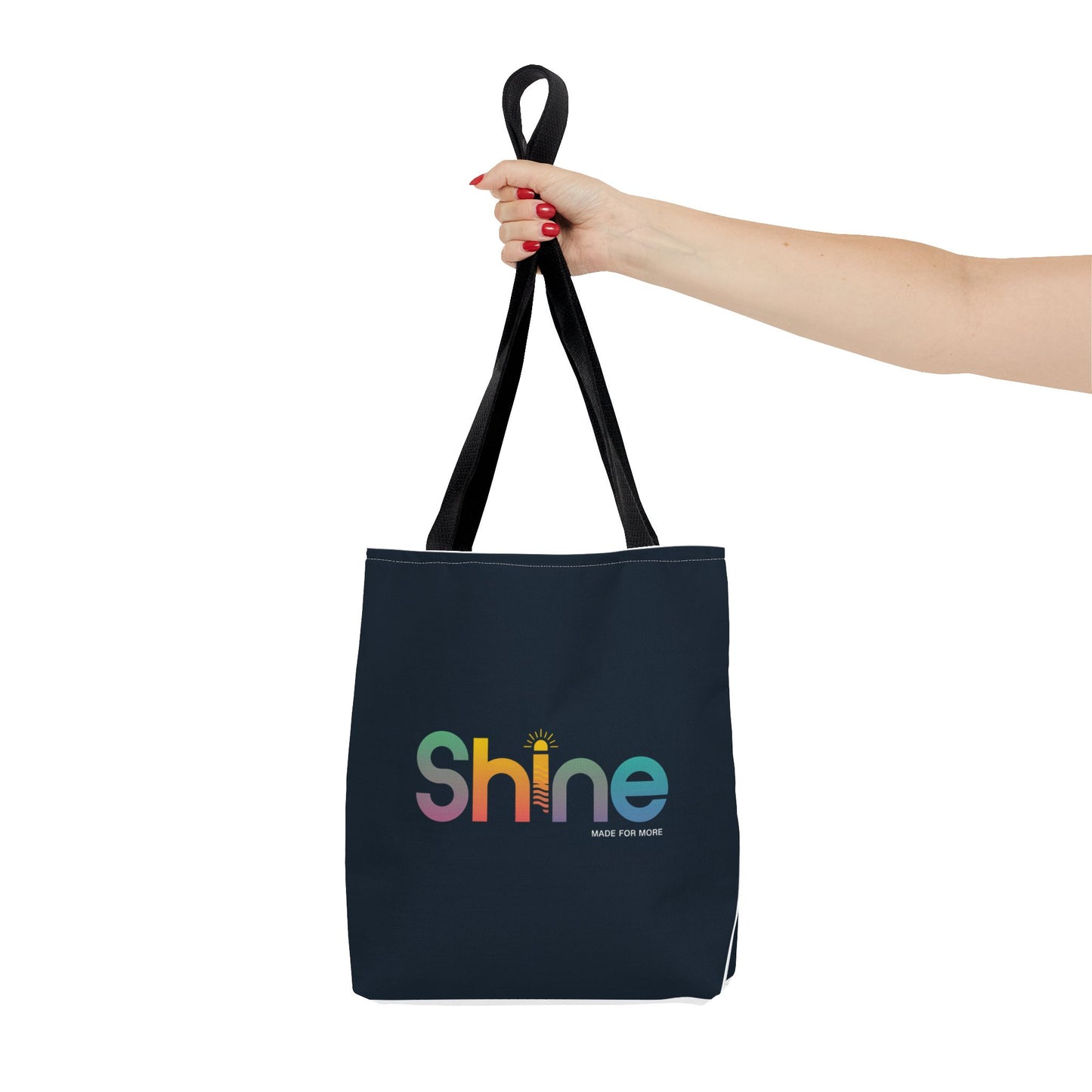 Inspirational Tote Bag - Shine, Motivational Gift, Reusable Shopping Bag, Eco-Friendly Fashion, Daily Use Bag