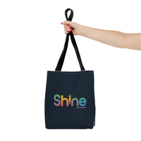 Inspirational Tote Bag - Shine, Motivational Gift, Reusable Shopping Bag, Eco-Friendly Fashion, Daily Use Bag