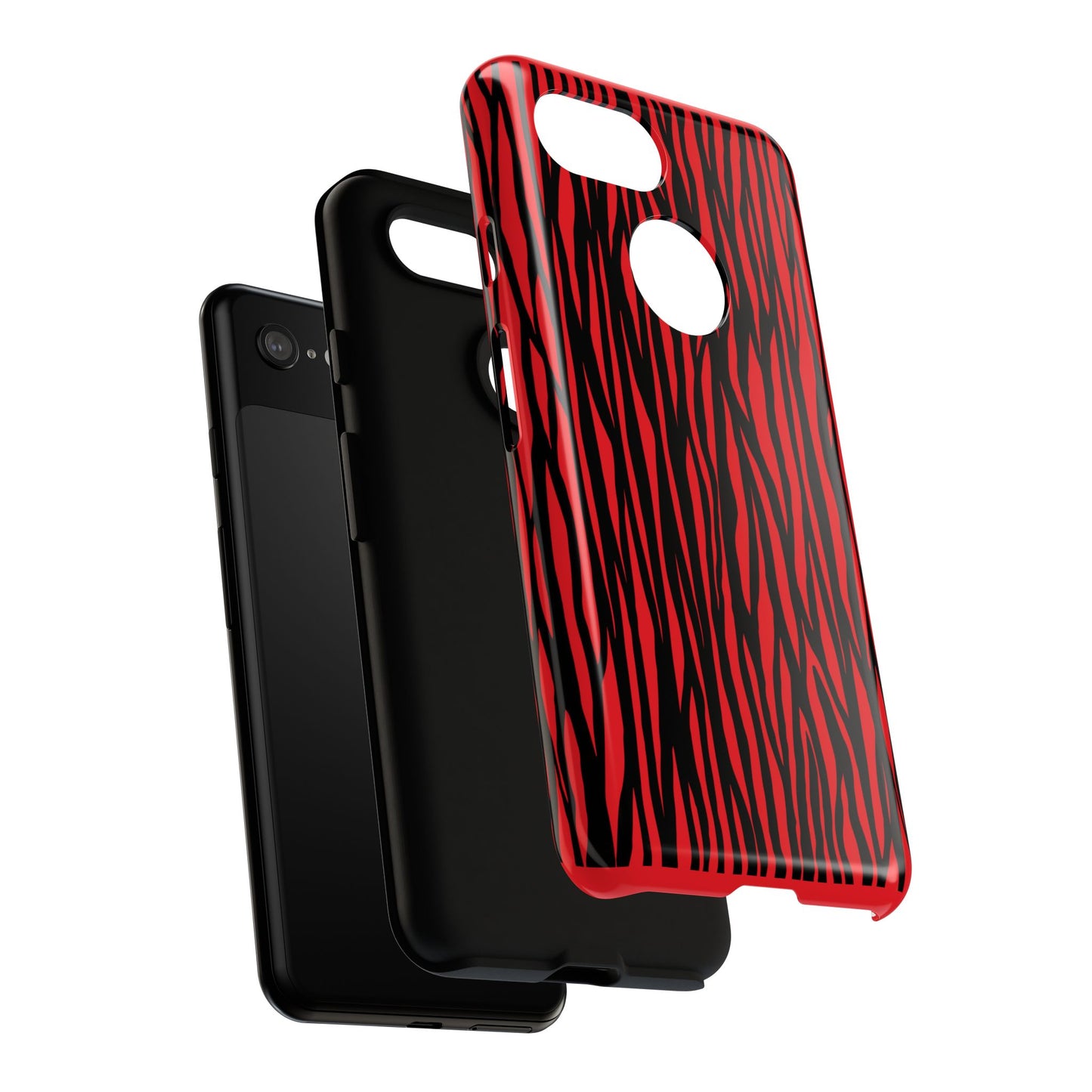 Bold Zebra Print Phone Case - Tough Protection for Trendsetters