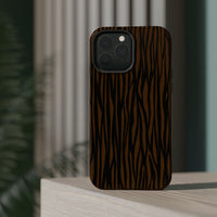 Stylish Magnetic Tough Phone Case - Bold Striped Design