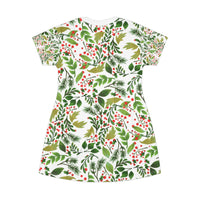 Floral T-Shirt Dress - Perfect for Summer Gatherings and Casual Outings