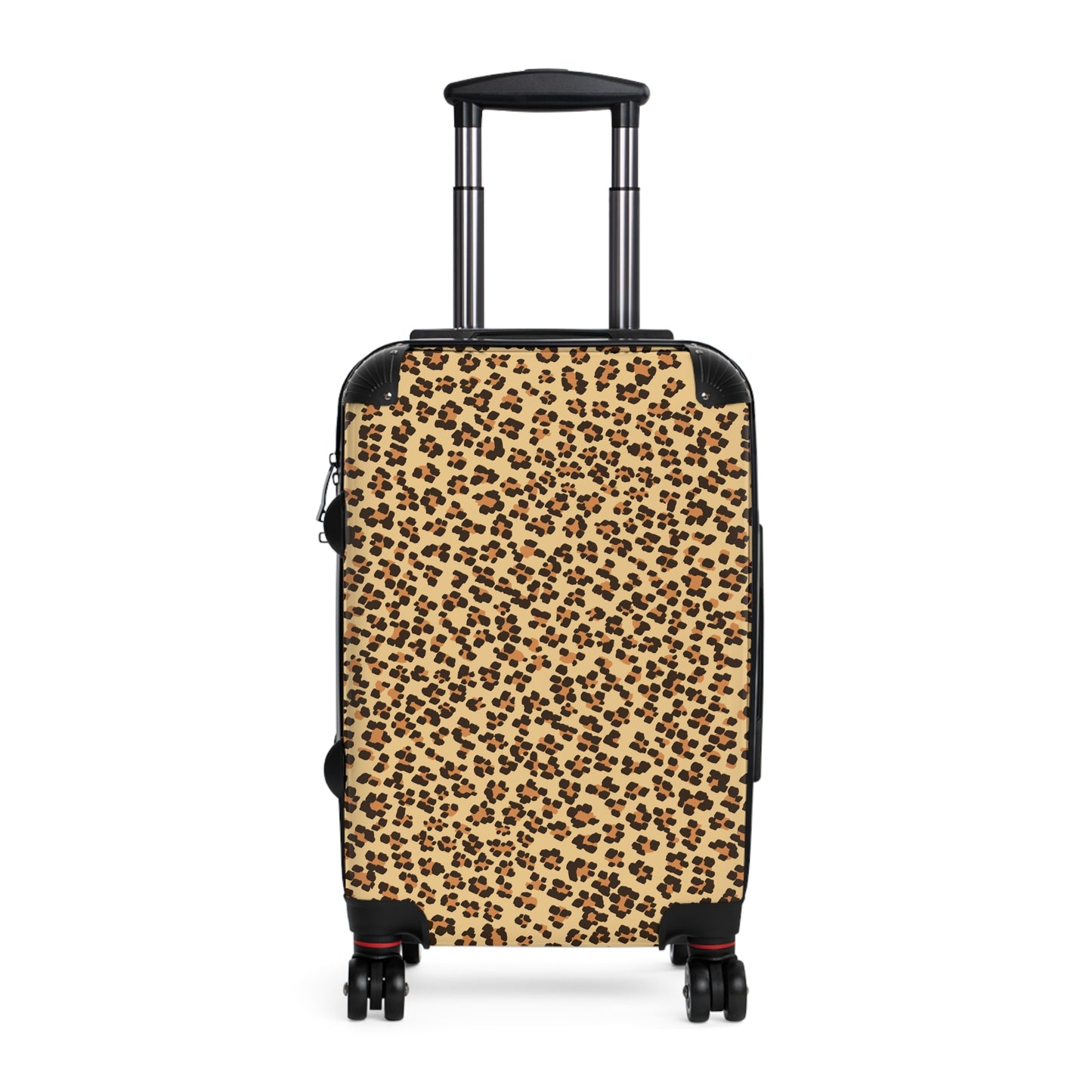 Stylish Leopard Print Carry-On Suitcase