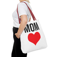 Mom Love Tote Bag | Perfect for Mother's Day, Birthday Gift, Grocery Shopping, Personalized Gift, Eco-Friendly