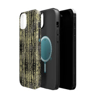 Stylish Snake Skin Magnetic Tough Case - Durable Protection for Your Phone