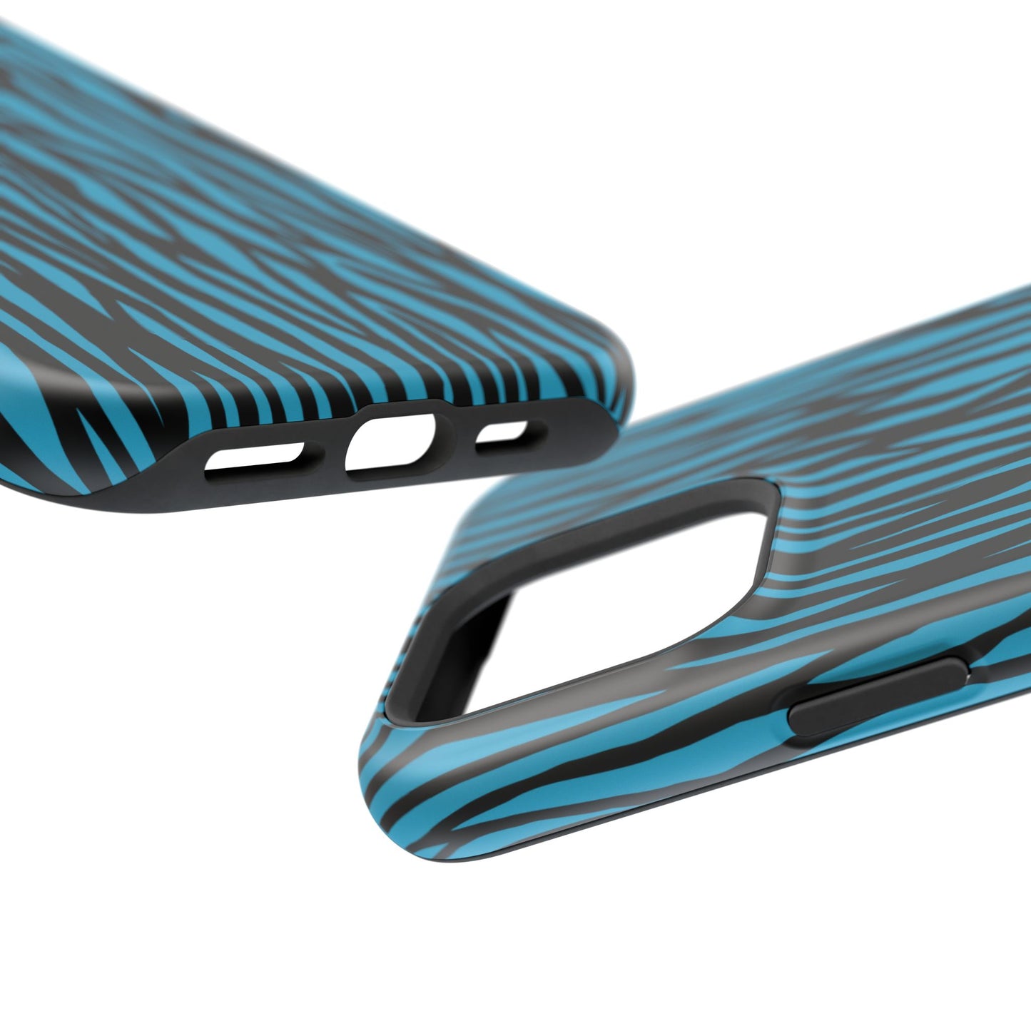 Zebra Print Magnetic Tough Case for iPhone - Durable & Stylish Phone Protection