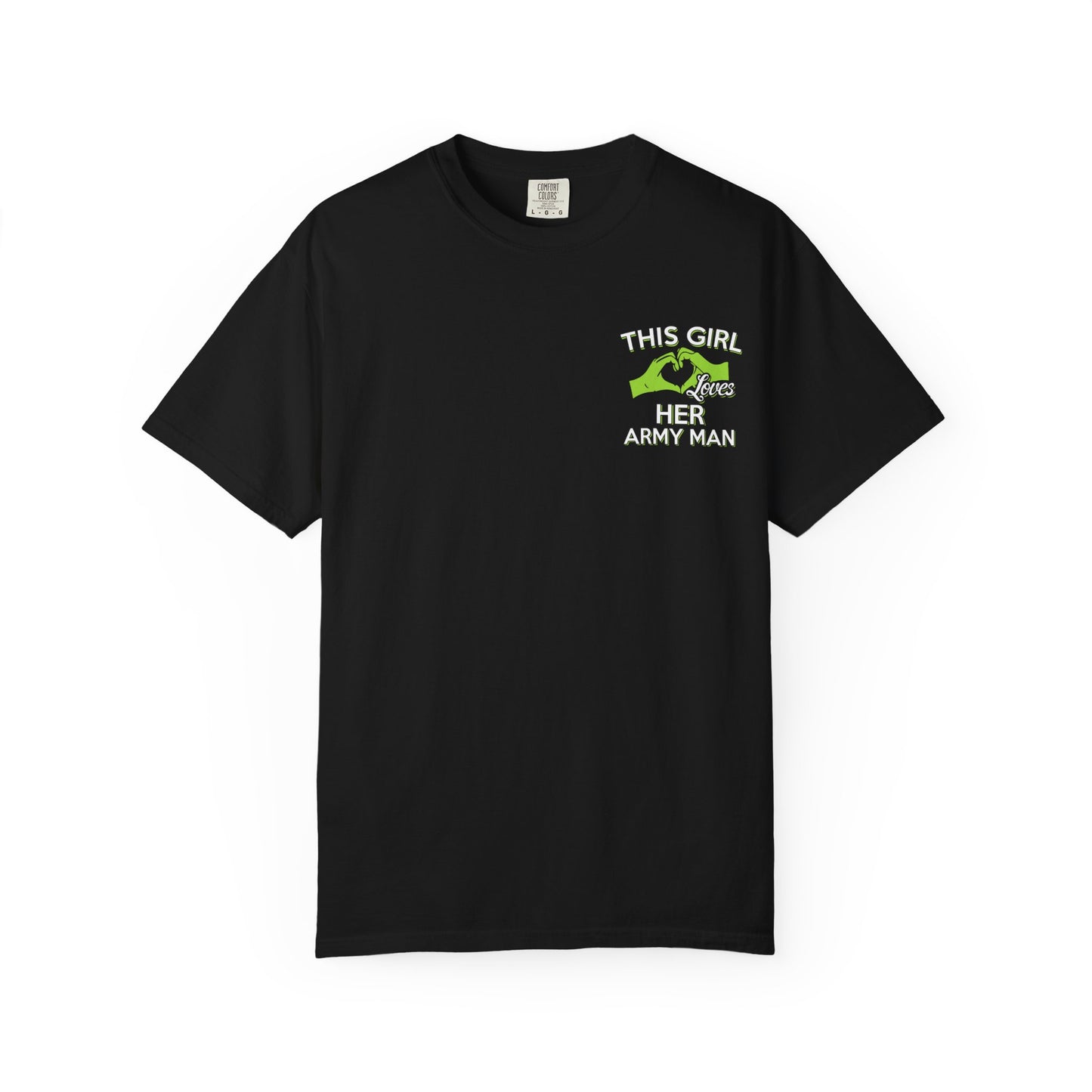 Army Wife Love T-shirt - Cute Gift for Military Girlfriends, Support Our Troops Apparel, Unisex Casual Tee, Army Partner