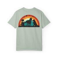 Rainbow Animal Scene Unisex T-Shirt - Nature Lover's Gift