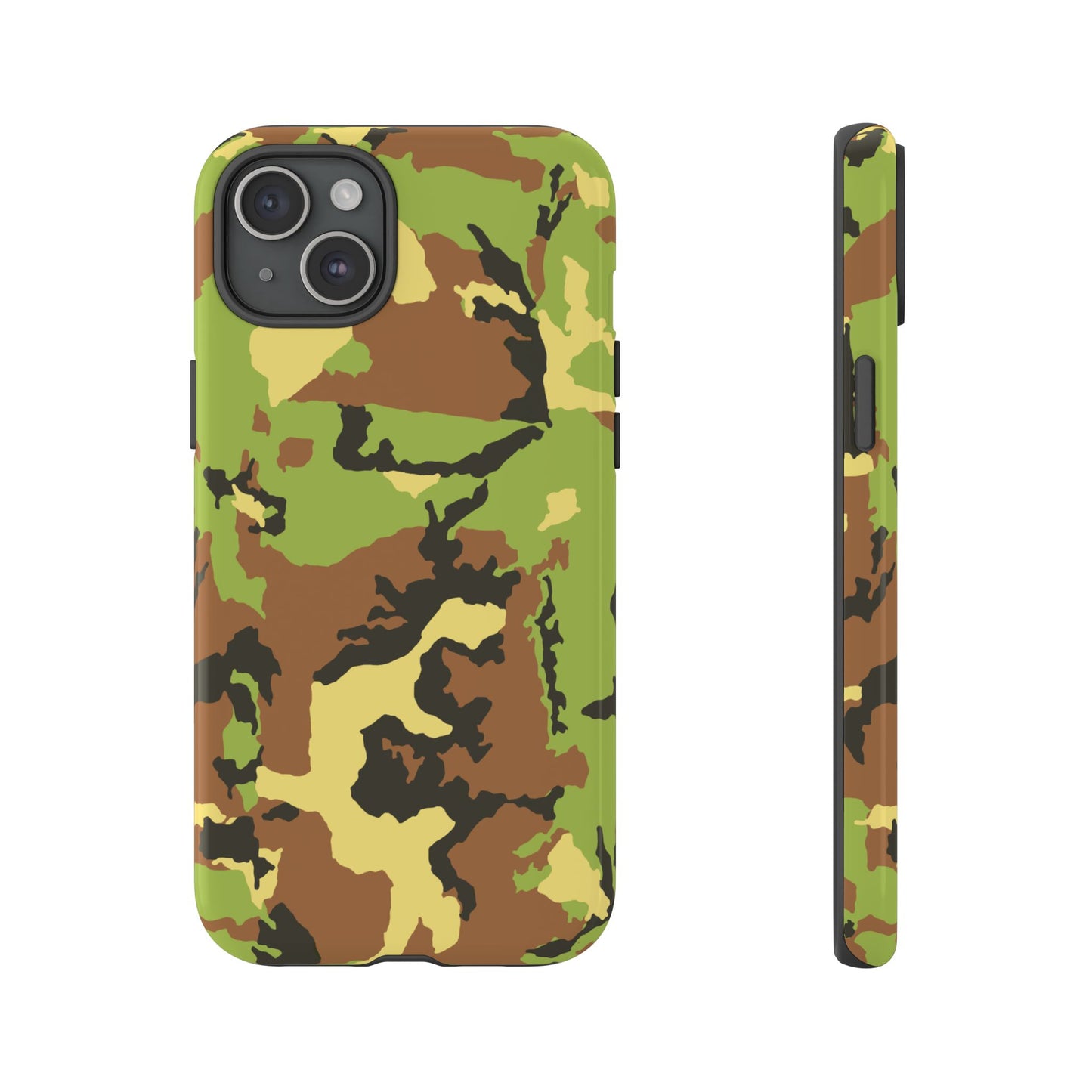Camo Tough Phone Case - Durable Military Style Cover for Adventure Lovers